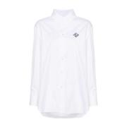 Polo Ralph Lauren Vit Casual Långärmad Skjorta White, Dam