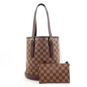 Louis Vuitton Vintage Pre-owned Canvas louis-vuitton-vskor Brown, Dam