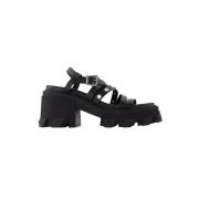 Ganni Laeder sandaler Black, Dam