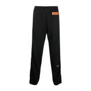 Heron Preston Logo Trackpants Svart Activewear Casual Stil Black, Herr