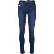 Diesel Blå Skinny Jeans Casual Stil Blue, Dam