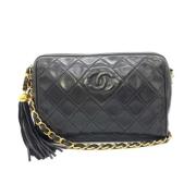 Chanel Vintage Pre-owned Laeder chanel-vskor Black, Dam