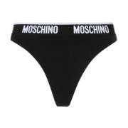 Moschino Dam Slip Klänning Bi-Pack Black, Dam