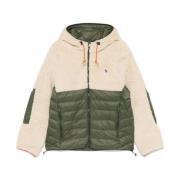 Polo Ralph Lauren Quiltad Nylon Fleece Jacka Green, Herr