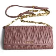 Miu Miu Pre-owned Pre-owned Tyg axelremsvskor Pink, Dam