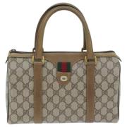 Gucci Vintage Pre-owned Laeder resvskor Beige, Dam