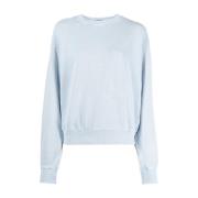 Ksubi Blå Bomull Crew Neck Sweatshirt Blue, Dam