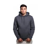 Peuterey Blå Bomull Polyester Hoodie Raku GR 02 Blue, Herr