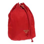 Prada Vintage Pre-owned Nylon necessrer Red, Dam