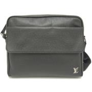 Louis Vuitton Vintage Pre-owned Laeder axelremsvskor Black, Herr