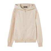 Loro Piana Baby Cashmere Bomberjacka Beige, Dam