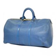 Louis Vuitton Vintage Pre-owned Tyg louis-vuitton-vskor Blue, Dam