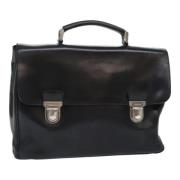 Prada Vintage Pre-owned Laeder portfljer Black, Dam