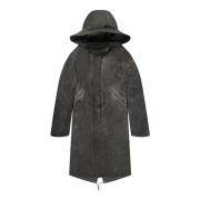 Ten C Oversize Fishtail Parka Gray, Herr