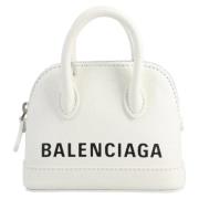 Balenciaga Laeder handvskor White, Dam