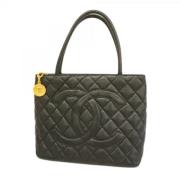 Chanel Vintage Pre-owned Laeder chanel-vskor Black, Dam