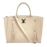 Louis Vuitton Vintage Pre-owned Laeder louis-vuitton-vskor White, Dam