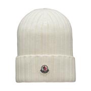 Moncler Snygg Vinterhatt för Män White, Dam