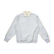 Champion Grå Reverse Weave Sweatshirt Gray, Herr