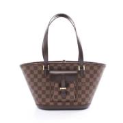 Louis Vuitton Vintage Pre-owned Canvas louis-vuitton-vskor Brown, Dam