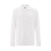 Corneliani Vit Bomullsskjorta White, Herr