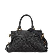 Louis Vuitton Vintage Pre-owned Canvas handvskor Black, Dam