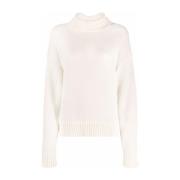 Jil Sander Beige Cashmere Sweater Beige, Dam