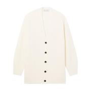 Proenza Schouler Beige Ull Casual Cardigan Beige, Dam