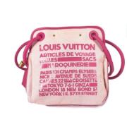 Louis Vuitton Vintage Pre-owned Tyg louis-vuitton-vskor Pink, Dam