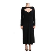 Pinko Midi Dresses Black, Dam