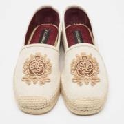 Dolce & Gabbana Pre-owned Pre-owned Canvas espadriller Beige, Herr