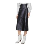 Isabel Marant Svart Faded Domiae Kjol Black, Dam