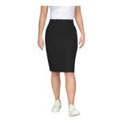 2-Biz Eleganta blyertspenna-kjol Black, Dam