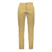 North Sails Beige Slim Fit Byxor med Logo Beige, Herr