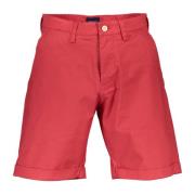 Gant Röda Bermuda Shorts med 5 Fickor Red, Herr