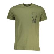 Cavalli Class Grön Herr T-shirt med korta ärmar Green, Herr