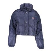 Tommy Hilfiger Blå Pufferjacka med Logotyp Blue, Dam