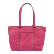 Prada Vintage Pre-owned Tyg prada-vskor Pink, Dam