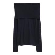 Filippa K Off-shoulder Top Black, Dam