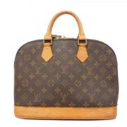 Louis Vuitton Vintage Pre-owned Tyg louis-vuitton-vskor Brown, Dam