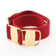 Salvatore Ferragamo Pre-owned Pre-owned Nylon skrp Red, Dam