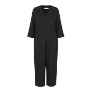 Masai Elegant Jumpsuit Svart Black, Dam