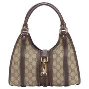 Gucci Vintage Pre-owned Canvas handvskor Brown, Dam