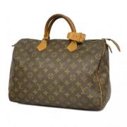 Louis Vuitton Vintage Pre-owned Tyg louis-vuitton-vskor Brown, Dam