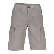 North Sails Grå Bermuda Shorts Regular Fit Logo Gray, Herr