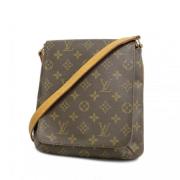 Louis Vuitton Vintage Pre-owned Tyg louis-vuitton-vskor Brown, Dam