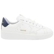 Golden Goose Vita Läder Sneakers Purestar Stil White, Herr