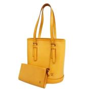 Louis Vuitton Vintage Pre-owned Laeder louis-vuitton-vskor Yellow, Dam