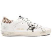 Golden Goose Zebra Star Sneakers White, Dam