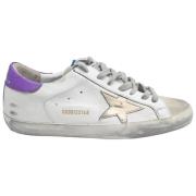 Golden Goose Klassiska vita grå sneakers White, Dam